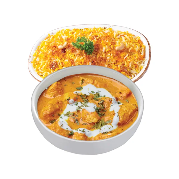 BUTTER CHICKEN WITH RICE