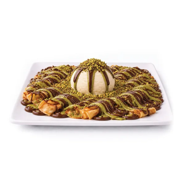 PISTACHIO CHOCOLATE FETTUCCINE CREPE