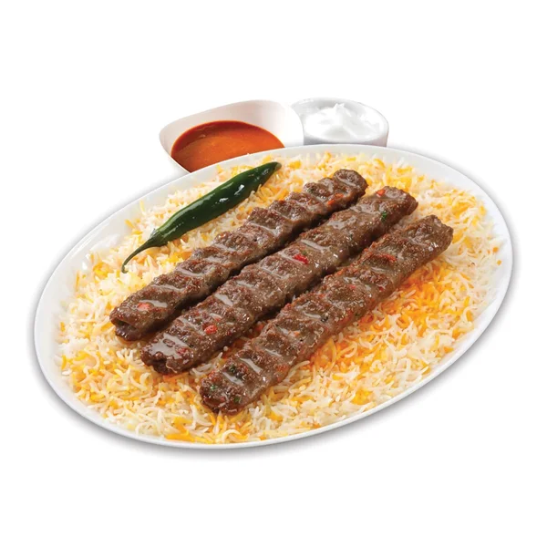 LAMB KEBAB WITH RICE