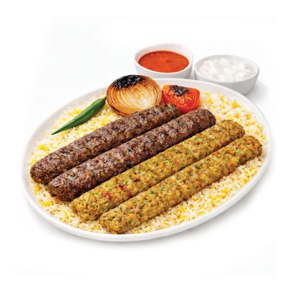 MIX KEBAB WITH RICE